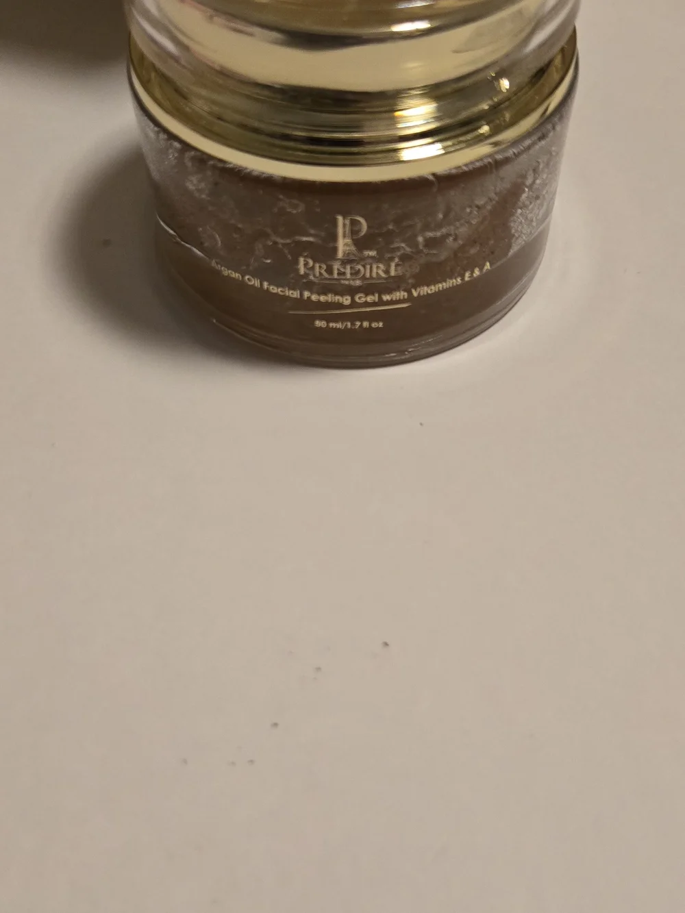 Prédiré Argan Oil Facial Peeling Gel - Gold Packaging